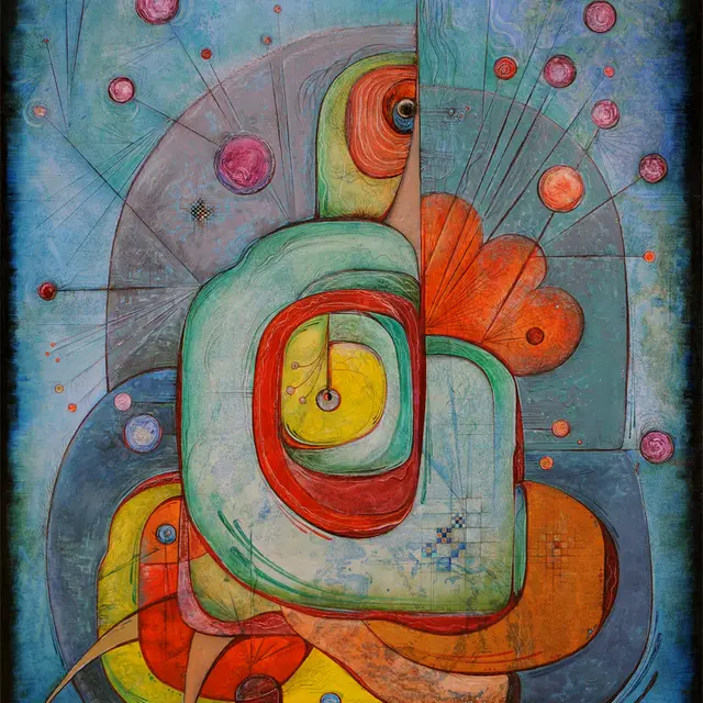 King Saul Oil,Canvas -79″x59″(200x150cm) 1993