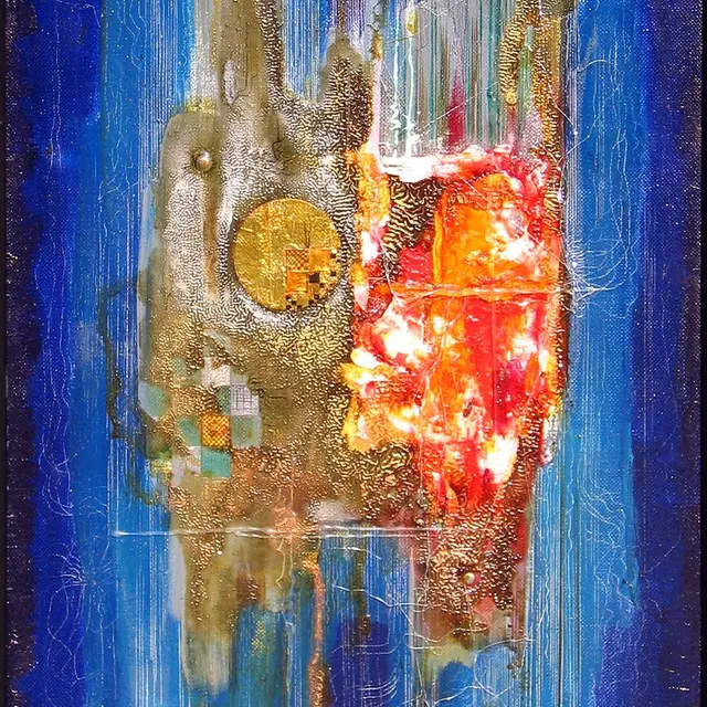 Golgotha, 1991 Oil, Canvas 39.5″ x 20″