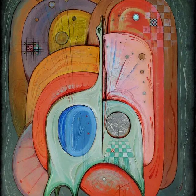 Pontius Pilate Oil,Canvas -79″x59″(200x150cm) 1991