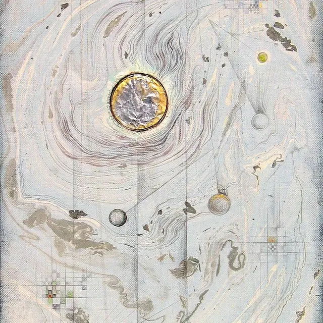 Parallel Worlds 1990 Oil, Canvas 39.5″ x 20″
