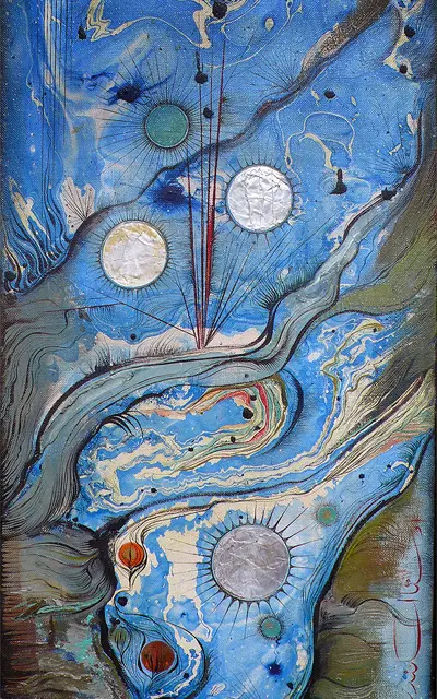 The Other Worlds 1990 Oil, Canvas 39.5″ x 20″