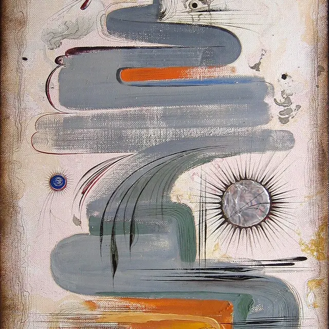 Contemplation 1990 Oil, Canvas 39.5″ x 20″