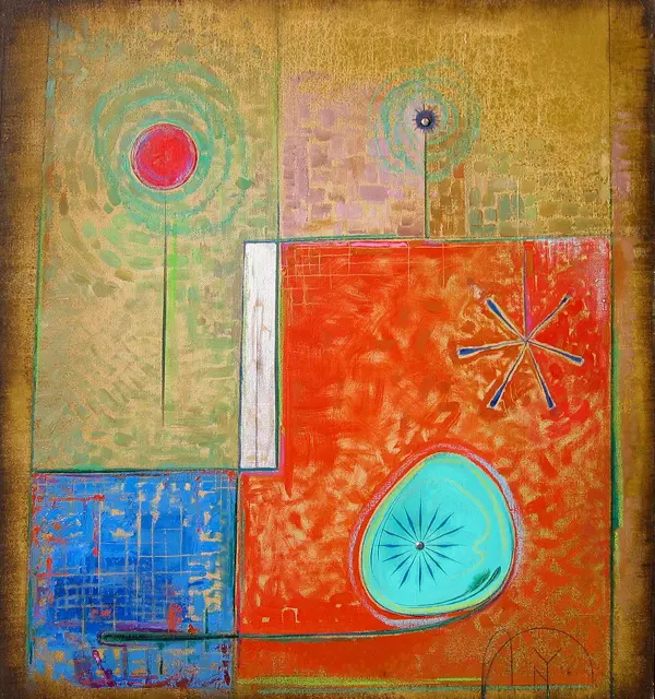 In the Garden of Love 2006 Oil, Canvas 29.75″x26.75″