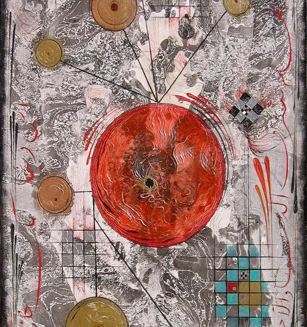 Seventh Planet 1992 Oil,Canvas 65″x34″