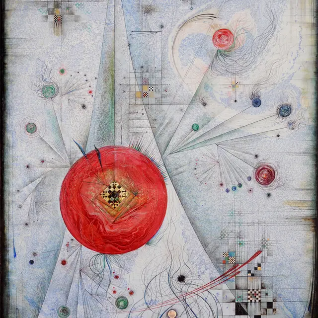 Time of Eclipse Oil,Canvas -79″x59″(200x150cm) 1992