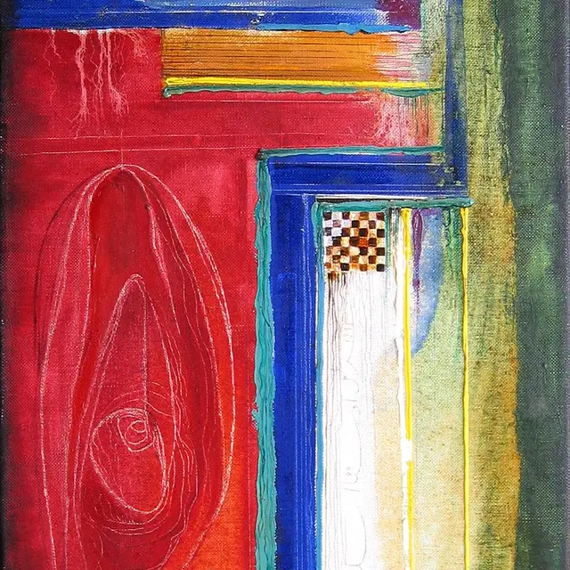 Don't Waste Your Sorrows 1992 Oil, Canvas 39.5″ x 20″