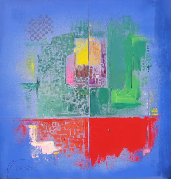 The Time to Gather Stones 2006 Oil,Canvas 29.5″x26.75″